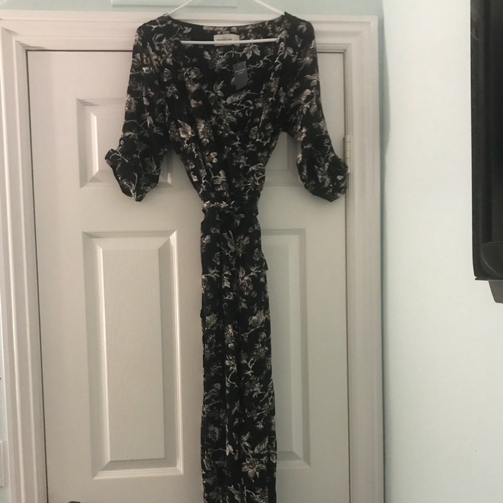 Abercrombie and Fitch flower jumpsuit